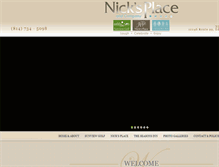 Tablet Screenshot of nicksplaceandco.com